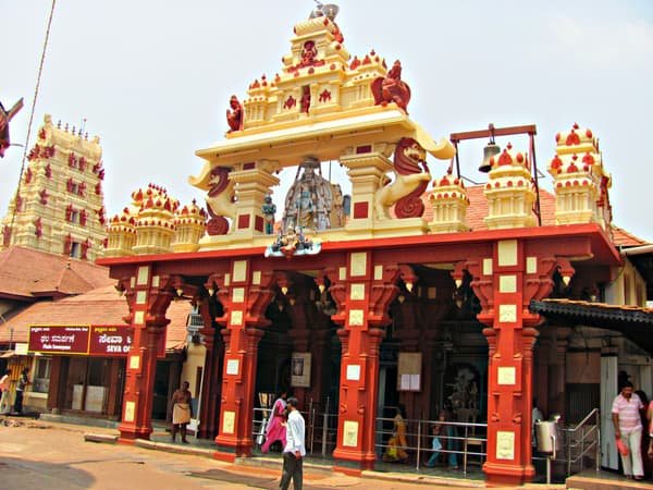 Kanaka Gopura at the Sri Krishna Matha in Udupi